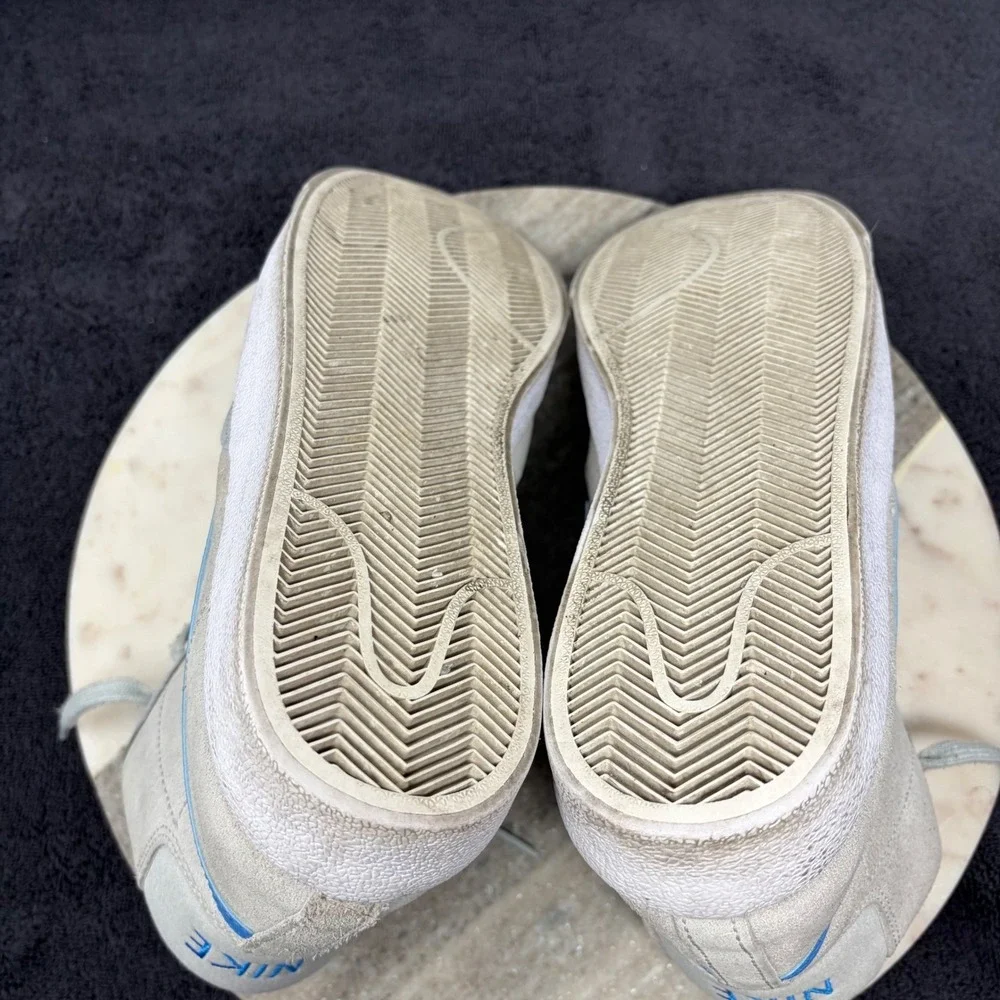 Nike Blazer Mid 77 Vintage‎ Grey Blue Basketball Shoes Mens Size 11